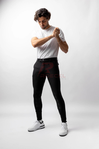 Culottes pour hommes personnalisées fournisseur en gros pantalon slim élégant pantalon d'équitation tissu respirant usine d'usure durable - Product Image 2