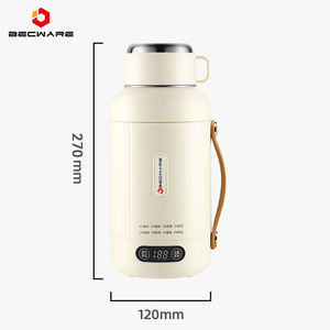 Bouilloire portable 110V, petite tasse de chauffage électrique intégrée à isolation de voyage - Product Image 6
