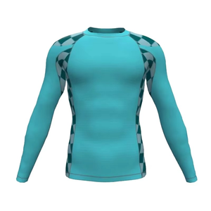 Best 2026 BJJ Rash Guard High Quality Compression Fit with Breathable Design Durable UV Protection for <b>Surfing</b> Comfortable - Product Image 4