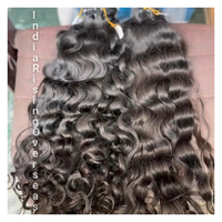 Machine brute bouclée naturelle Double trame haute vente 2025 meilleure offre extensions de cheveux non transformées sans enchevêtrement prêtes à être expédiées