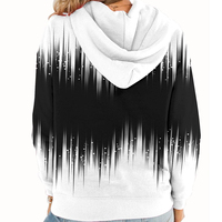 Sweat à capuche personnalisable grande taille pour femme, imprimé par transfert thermique, motif animal anime, vêtement de sport 100 % coton