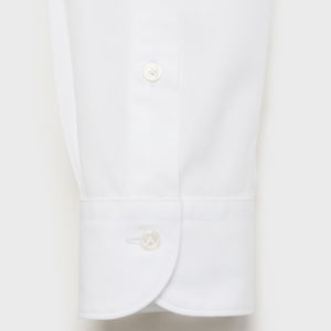 Camisa informal de verano para hombre, color blanco, personalizable, 100% algodón, tela de popelina, ajuste Regular, antiarrugas, estampado transpirable - Product Image 5