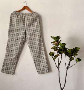 Pijama de algodón 100% ecológico para hombre, ropa de dormir larga informal cómoda, ropa de descanso, estampado tejido transpirable, talla libre - Product Image 4