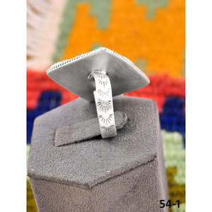 Southwest Handmade Emerald Valley Turquoise & Sterling Silver <b>Adjustable</b> Ring Gift - Product Image 3