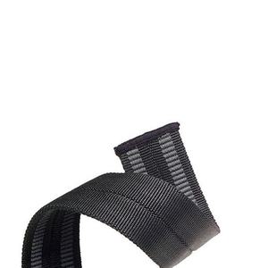 Vêtements de Fitness pour hommes, couleur noir solide, personnalisés, de gymnastique, sangles de levage pour cheville, vente en gros, - Product Image 4