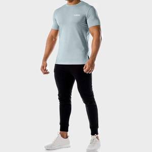 T-shirts surdimensionnés à épaules tombantes Vêtements de sport pour hommes Running Fitness Loose Fit Tee Shirts Hommes Casual Crew Neck Oversize Gym Shirts - Product Image 3