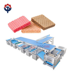 크림 레이어링 절단 및 냉각 컨베이어와의 완전 자동 웨이퍼 비스킷 만들기 라인 - Product Image 5