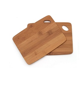 Excellente planche à découper en bois avec poignée de suspension de différentes tailles gadget d'outil de cuisine 3 pièces - Product Image 3