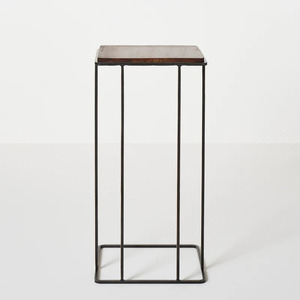 Iron Tea <b>Table</b> Square Living Room Industrial Decorative Simple Iron <b>Leg</b> Tea Side <b>Table</b> Square Coffee <b>Table</b> - Product Image 1