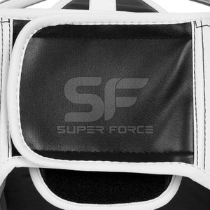 Protège-tête avec logo personnalisé pour les écoles d'arts martiaux, les gymnases, les entraînements de kickboxing et de MMA Protège-tête en cuir de qualité supérieure - Product Image 4