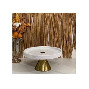 แท่นเสิร์ฟขนมอะคริลิครูปเค้กทรงกลมพร้อมขาตั้งโลหะดีไซน์แฟนซี - Product Image 3