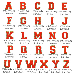 Factory Low MOQ Festival Merry Letters Iron on Gold Glitter Chenille Patches - Product Image 5