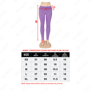 Blaze Fight Wear Leggings de yoga personalizados Crossover de secado rápido Cintura alta Transpirable Cintura elástica Leggings de yoga Cintura - Product Image 6