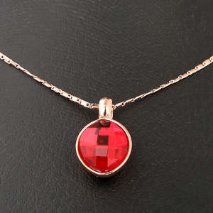Women's Fancy <b>Locket</b> Set - Red - Product Image 2
