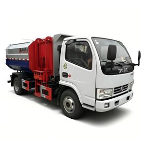 Camion poubelle à benne latérale 5000L Dongfeng, prix usine - Product Image 1