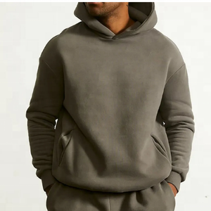 Ropa de calle personalizada para hombre, sudadera polar de hip hop unisex, sudaderas con capucha extragrandes para hombre - Product Image 1