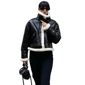 रेट्रो फर कोट छोटे जैकेट गर्म विदेशी शैली के शीतकालीन कपड़े महिलाओं के लिए कोई समीक्षा नहीं