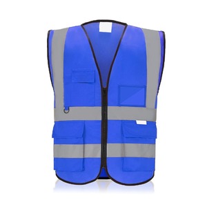 Gilet de sécurité réfléchissant de haute qualité certifié CE pour hommes - Vêtements de travail de chantier en plein air avec logo et options de couleur personnalisés - Product Image 1