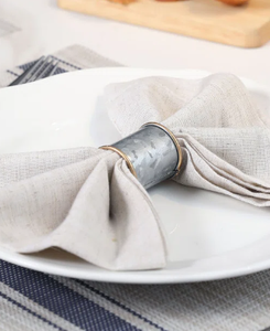 Vente en gros de ronds de serviette légers galvanisés Design durable Porte-serviettes pour hôtels restaurants mariages stockés promotionnels - Product Image 3