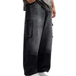 Pantalones de chándal bordados de diseño personalizado, pantalones holgados de fabricación para hombre, pantalones de chándal holgados de gran tamaño para hombre, calidad Premium 2026 - Product Image 2