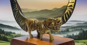 Vajilla de caballo de pie pequeña de latón creativa, adorno de escritorio de estilo Art Deco para amantes de los caballos, decoración del hogar, estatua para sala de estar - Product Image 5