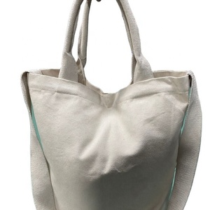 Customizable Heavy Cotton Canvas <b>Bag</b> Unique Cylindric Shape Double Handles Fashionable <b>Vintage</b> Lady Logo Color Print Options - Product Image 2