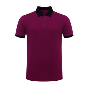 Polo homme 100% coton avec logo brodé personnalisé, tricot uni, style formel, idéal pour le golf - Product Image 1