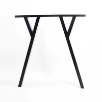 Mobilier industriel moderne banc cadre en acier Table à manger pied de base métal fer bureau bureau pieds de table du Vietnam