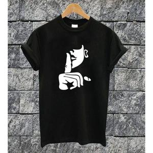 T-shirt bleu ciel coupe régulière hommes vêtements quotidiens accessoires en tissu 100% coton T-shirt fabriqué en inde Cool t-shirts décontractés avec logo - Product Image 5