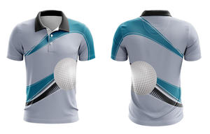 Golf de manga corta personalizado de alta calidad para hombre para Polo camiseta Casual deportivo algodón poliéster prendas de vestir con impresión Digital - Product Image 3