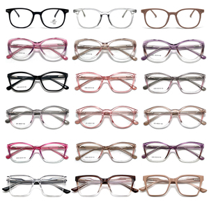 משקפי עיניים חתול אופנה חדש משקפי ססגוניות מרובעים מסגרות מרובעים יוניסקס עבור משקפי ראייה - Product Image 2