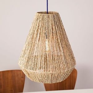 Pantalla de Lámpara de Yute Natural Hecha a Mano, Estilo Boho, Decoración del Hogar, Proveedor de Vietnam, MOQ Bajo - Product Image 1