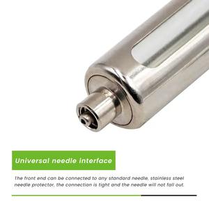 Seringue vétérinaire réglable réutilisable en acier inoxydable pour porcs et volailles par Mahersi - Product Image 4