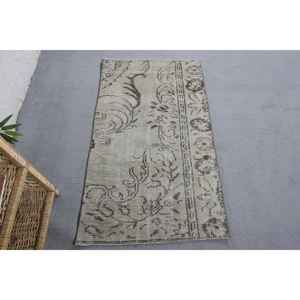 Vintage Beige <b>Black</b> Wool <b>Rug</b> 250 X 410 cm High Quality Viscose Rectangular Patchwork Oriental Design for Teen <b>Bedrooms</b> Latex - Product Image 1