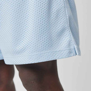 Été 100% Polyester Short en maille personnalisé de haute qualité Short en maille double couche de basket-ball vierge avec logo personnalisé OEM - Product Image 5