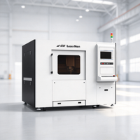 Machine de découpe laser à fibre de haute précision LM-8080Q, découpeuse laser CNC pour le traitement des plaques métalliques fines et moyennes