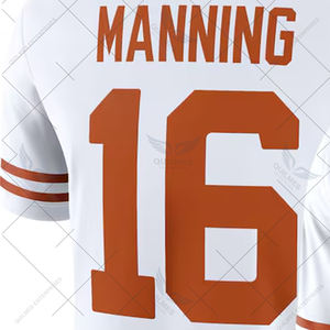 Custom Made White Arch Manning University Texas Longhorns Juego Fútbol Jersey Ligero Alta Calidad Manga Corta Impreso - Product Image 4