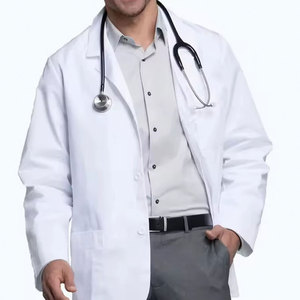Bata de Laboratorio Médica de Algodón Hecha en Fábrica para Hombre, Calidad Premium, Nueva Llegada - Product Image 6