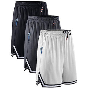 เอาชนะคุณภาพโพลีเอสเตอร์กางเกงขาสั้นมวยไทยตัดบางพร้อมกระเป๋า, กางเกงขาสั้นยิมถักแห้งเร็วระบายอากาศสั้นที่กําหนดเอง - Product Image 6