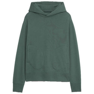 เสื้อฮู้ดดี้ผู้ชายผ้าฟลีซหนานุ่มคุณภาพสูง 100% ผ้าฝ้าย สำหรับฤดูใบไม้ผลิ ทรงโอเวอร์ไซส์  แบบเรียบ  บริการรับผลิตตามแบบ (OEM)  ผ่านกระบวนการฟอกสีแบบแอซิดวอช  ผ้าเฟรนช์เทอร์รี่ น้ำหนัก 480 กรัม/460 กรัม - Product Image 5