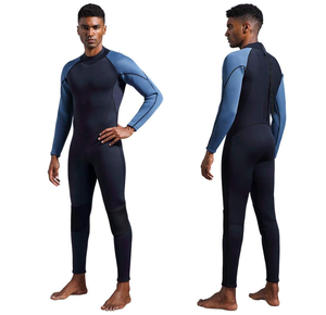 Traje de neopreno de cuerpo completo de 3mm de alta calidad, tela elástica de manga larga, diseño impermeable, equipo de buceo al por mayor para hombres - Product Image 4