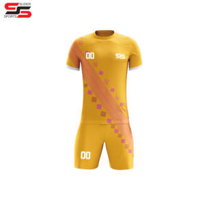 Camiseta de fútbol personalizada transpirable de poliéster con sublimación para hombre - Product Image 1