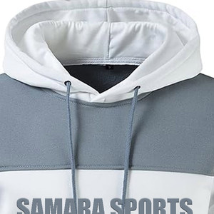 Logo personnalisé OEM No String Streetwear Sweats à capuche épais surdimensionnés Poids lourd Vente en gros Pull à capuche pour hommes Sweat à capuche - Product Image 4