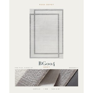 Wholesale Acrylic Area <b>Rug</b> BEGONVIL BG004 <b>Grey</b> Machine Made Turkish Carpet for <b>Living</b> <b>Room</b> Hotel Project - Product Image 2