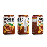 Abest Tamarind Drankjes in blikjes & flessen met verse fruitsmaak, koolhydraatarm, 330ml