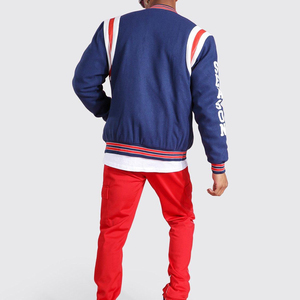 2025 professionnel hommes High Street Varsity veste haute qualité Chenille patchs mince lumière col montant pour l'hiver Offre Spéciale maintenant - Product Image 5