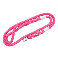 Laisse pour chien noire réglable, accessoire élégant pour animaux de compagnie, pour chiens de petite et moyenne taille, coton solide de luxe, personnalisable, durable, pour l'extérieur