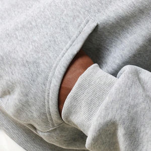 Sweat à capuche brodé personnalisé imprimé et doux au toucher pour hommes automne confortable tissu en coton chaud coupe surdimensionnée pull sweat-shirt - Product Image 4