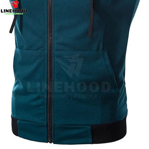 <b>Men's</b> <b>Sleeveless</b> <b>Hoodies</b> High Quality 100% Cotton Blended New Design for Winter - Product Image 2