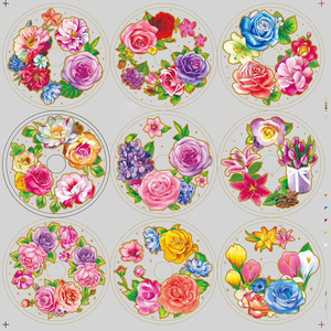 Tùy chỉnh IML trong khuôn nhãn hoa thiết kế máy ép phun nhãn bên trong nhãn không thấm nước - Product Image 5